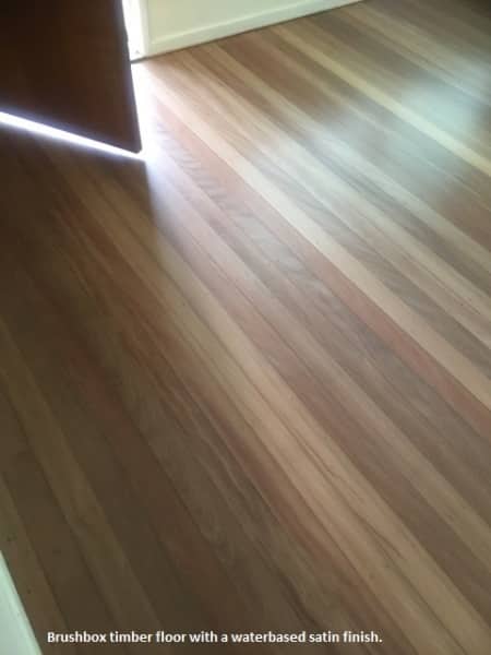 Brushbox timber floor